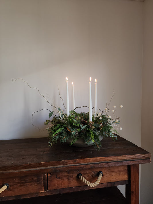 Holiday Ceramic Arrangement Dec 3 | Private Workshop